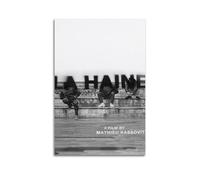 HDASEKA Movie La Haine Posters Canvas Cover Wall Art Print Aesthetic Poster Modern Art Painting for Living Room 24x36inch(60x90cm) Unframe-style