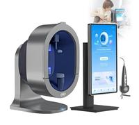 HDaspijh AI Skin Analyzer for Face & Scalp - Multi-Light Detection for Acne, Aging, Pigmentation, Sensitivity, UV & Microflora Analysis, Client Reports & Before-After Comparison， For Spa/Salon 21.5in