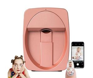 HDaspijh Digital Mobile Nail Art Printer, 3D Smart Nail Painting Machine, Support WiFi/DIY/Usb, 2400dpi Printing Resolution, AI Nail Face Recognition, for Kid/Nail Studio/Manicurist/Nail Lovers,B