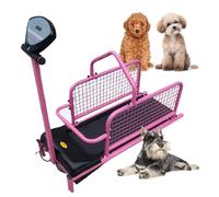 HDaspijh Dog Treadmill, Doggy Treadmill, Adjustable Speed Pet Running Machine for Small & Medium Dogs Exercise, Indoor Treadmill Pet Exercise and Weight Loss, Supports Up to 176 lbs / 80kg,B