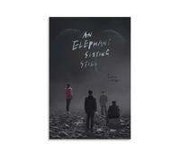 HDASURWORHRHI An Elephant Sitting Still Movie Poster Decorative Canvas Wall Vintage Art Room Decoration Printed Poster 20x30inch(50x75cm) Unframe-style