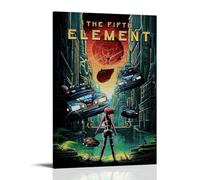 HDASURWORHRHI The Fifth Element Poster Decorative Canvas Wall Vintage Art Room Decoration Printed Poster 12x18inch(30x45cm) Frame-style