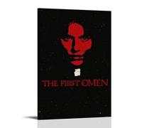 HDASURWORHRHI The First Omen Poster Decorative Canvas Wall Vintage Art Room Decoration Printed Poster 08x12inch(20x30cm) Frame-style