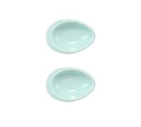 HDBCYUAZ Dipping Bowls Porcelain Soy Sauce Dish Tear Drop Mini Appetizer Plates Dipping Soy Sauce Dishes Sushi Ketchup Seasoning Dishes(2 Pack) Sauce Dish