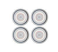 HDBCYUAZ Dipping Bowls Set of 4 Ceramic Sauce Dish Soy Sauce Dipping Plates Snack Sushi Fruit Appetizer Plates Side Dishes 4.33inches Sauce Dish(E)