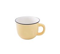 HDBCYUAZ Household Plain Simple Ceramic Cup Frosted Bottom Suitable for Student Couples Easy to Clean Drinking Milk(C)