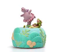 HDBCYUAZ Music Box Cute Hippo Model Music Box,(Can't Help Falling in Love Tune),Wind Up Musical,Home Decorations,Romantic Birthday Gift