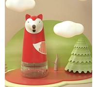 HDBCYUAZ Soap Dispenser Touchless Kid Cute Soap Dispenser,the Lotion Dispenser for Bathroom Vanity Countertop and Kitchen Sink , Home Decoration 2.9 * 7.5in 275ml(9.3oz) Dispenser for Hand Soap(Red)