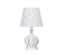 HDBCYUAZ Table Lamps Fashion Creative Ceramic Table Lamp Family Bedroom Bedside Lamp Study Simple Energy-Saving Table Lamp LED Desk Lamp(D)