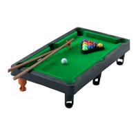 HDBHSBE 1Set Mini Tabletop Pool Set Small Billiards Game Includes Game Balls, Sticks And Triangle Rack Travel Friendly Office Desk Games For The Whole Family