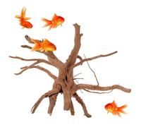 HDBHSBE Driftwood for Aquarium, Natrual Fish Tank Driftwood, 4-6 Inch Large Coral Aquarium, Random Shape Decorative for Fish Tank Accessories