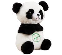 HDBHSBE Panda Plush Realistic 5.9x12.6in Light Up & Breathing Plush with Lullaby Anxiety Relief Soothing Cuddly Stuffed Panda for Kids