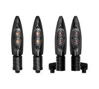 HDBUBALUS 4PCS Motorcycle Front Rear Turn Signal LED Light Indicator Fit For BMW F650GS F700GS F800G F800R F800S F800ST HP2 Sport K1200R K1300R R1200GS R1200R