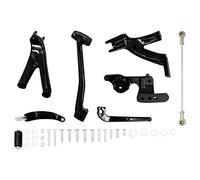 HDBUBALUS Forward Controls Complete Kit Levers Linkages Fit for Harley Low Rider Street Bob FXBB FXLR FXLRS FXST 2018-2021