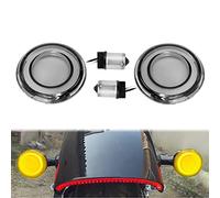 HDBUBALUS Motorcycle 1156 Bullet Tracer LED Rear Turn Signal Tail Lights Indicator Light Running Brake Lights Fit For Harley Touring Dyna Sportster Softail 2002-2022 Somke