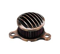 HDBUBALUS Motorcycle Air Filter Aluminum Air Cleaner Intake System Kit Fit for Harley Sportster 48 XL883 XL1200 2004-2023 Bronze