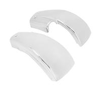 HDBUBALUS Motorcycle Battery Side Fairing Covers Compatible with Harley M8 Softail Breakout Fat Boy 2018-2022 (Flat Style, Chrome)