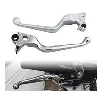 HDBUBALUS Motorcycle Brake Clutch Levers Fit for Harley Softail 96-14 Sportster 1200 883 96-03 Touring 96-07 Dyna 96-17 Chrome