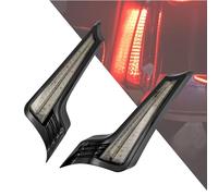 HDBUBALUS Motorcycle Filler Panel Lights LED Rear Fender Turn Signal Brake Lights Fit For Harley Touring Road King Street Glide 2014-Later Black gray