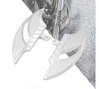HDBUBALUS Motorcycle Floorboards Aluminum Male Mount Foot Pegs Floor Board Pedals Fit for Harley Touring Electra Glide Road Glide Road King Dyna Sportster 1 Pair