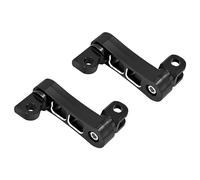 HDBUBALUS Motorcycle Footpegs Mount Kit Foot Peg Bracket Foot Peg Mount Supports Footrest Fit For Harley Sportster Dyna Softail Touring
