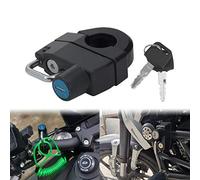 HDBUBALUS Motorcycle Helmet Lock Universal Fit for 1'' 25 mm Handlebars Compatible with Harley Sportster XL 883 1200 48 Cafe Racer Touring Road King Dyna