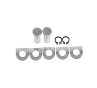 HDBUBALUS Motorcycle Parts Aluminum Foot Pegs Mount Kit Pins Fit for Harley Dyna Softail Sportster V Rod Night Rod FLHX