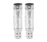 HDBUBALUS Motorcycle Quiet Baffle for Shortshots Staggered Sideshots Exhaust for Harley -1 Pair