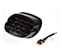 HDBUBALUS Motorcycle Rear Led Tail Light Brake Running License Plate Taillight Fit for Harley Sportster Touring Road King Electra Glide Dyna Fat Boy Night Train Softail Smoke Lense 1 Pcs