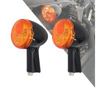 HDBUBALUS Motorcycle Rear LED Turn Signal Indicator Brake Running Lights Fit for Harley XL 883 1200 Sportster 1992-2017 Black Housing