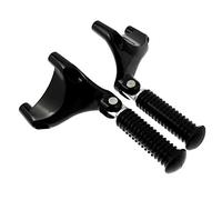 HDBUBALUS Motorcycle Rear Passenger Footpegs with Mount Fit for Harley Sportster XL883 XL1200 2004-2013