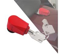 HDBUBALUS Motorcycle Seat Lock Anti Theft 1/4-20 Thread Security Lock with 2 Keys for Harley Sportster Touring Road Street Glide Dyna Street Bob Softail Red