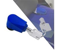HDBUBALUS Motorcycle Seat Lock Anti Theft 1/4-20 Thread Security Lock with 2 Keys for Harley Sportster Touring Road Street Glide Dyna Street Bob Softail Blue