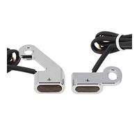 HDBUBALUS Motorcycle Turn Signals Blinker Marker LED Indicators Fit for Harley 09-17 Touring Road King Electra Glide Road Glide 15-20 Softail 1 Pair