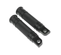 HDBUBALUS Pair Billet CNC Aluminum Motorcycle Foot Pegs Fit for Harley Style Male Mount Footpegs Footrest