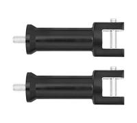 HDBUBALUS Passenger Foot Pegs Support Mount Bracket Kits For Harley Softail Deluxe FLDE Fat Boy Street Bob Breakout Heritage FXBR 2018-up,Black