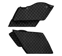 HDBUBALUS Stretched Saddlebag Liners Inserts White Thread Compatible with Harley 2014-2022 1 Pair