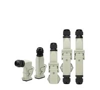 HDC-HA Heavy Duty Connector 4/5/6/8 Pins Industrial Waterproof Aviation Socket Plug Plastic Housing 250V 10A/16A(3 Pins and Pe-01)