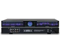 HDCCDM 22 Bands Audio Equalizer, Digital Audio Stereo Graphic EQ, 1U Dual Channel, 10 Preset Effects and Low/Mid/Treble Adjustment, Noise Reduction for Hifi Home Tuning, for Recording Studio