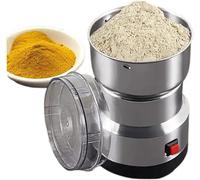 HDCCDM Commercial Motor Grinding Stone Mill Grain, 300g Electric Mill Stainless Steel Grain Grinder, Vanilla Flour Machine Stainless Steel High Grain Grinder for Grinding Grains, Roots