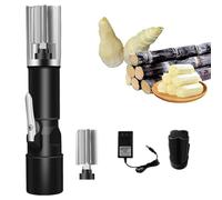 HDCCDM Electric Sugar Cane Peeler, Sugarcane Scraping Pineapple Peeling Knife, 2 Switch Modes/7500rpm Speed/Built-in Waterproof Technology, Rechargeable, for Quickly Peel Bamboo Shoots, Pumpkin, Taro