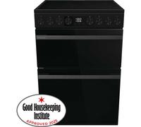 HDCEC6C20B Double Oven Cooker with Ceramic Hob - Black