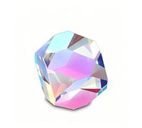 HDCRYSTALGIFTS Color Cube Prism 20mm K9 Optical Crystal Glass Polyhedron RGB Dispersion Prism for Physics,Photography,Desktop Decoration
