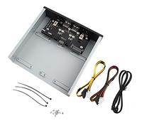 HDD Power Control Switch, SATA Hard Drive Selector with Dual Self - Locking Switches, 6 - Port Power Distribution for Desktop PC Multi - System Setup and 2.5 - Inch SSD