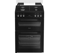 Hotpoint HDD6GDC2B1 Dual Fuel Cooker with Double Oven A