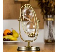 HDDH Metal Hourglass Empty Hourglass Homemade Hourglass Empty Bottle Timer Creative Study Living Room Office Desktop Decoration Self-installed Hourglass Timer That Can Be Filled With Sand