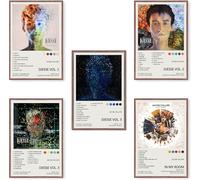 HDDNMLOH Jacob Collier Poster Album Cover Limited Edition Posters (Set of 5) Unframed 8in x 12in(20x30cm) Canvas Poster Bedroom Decor Landscape Office Room Decor Gift
