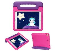 HDE iPad 8th Generation Case for Kids - Shock Proof Tablet Cases iPad Cover 7th Generation 10.2 - iPad 10.2 Kids Case with Handle Stand for 7th/8th Generation Apple iPad - Purple Pink