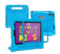 HDE iPad Mini 6 Case Kids Shock Proof Cover with Built-in Screen Protector Handle Stand for 6th Generation iPad Mini 2021 (8.3 Inch) - Blue