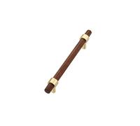 HDEYRSX 1 Pack Cupboard Handles Kitchen Cabinet Doors Handles T Bar Knobs Wardrobe Pull Handle Wooden Drawer Handles for Bedroom Furniture Dresser,Includes Screws (Walnut,Hole Centre 160mm)